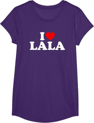 I Love Lala Design for Boy Girl Toddler Children Youth