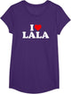 I Love Lala Design for Boy Girl Toddler Children Youth