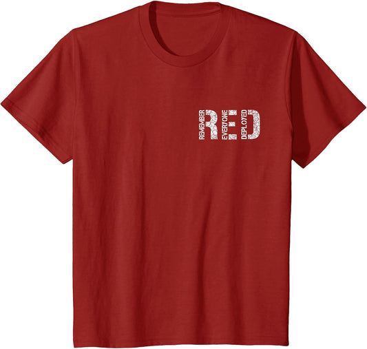 Red Friday Military Shirts, Remember Everyone Deployed Shirt