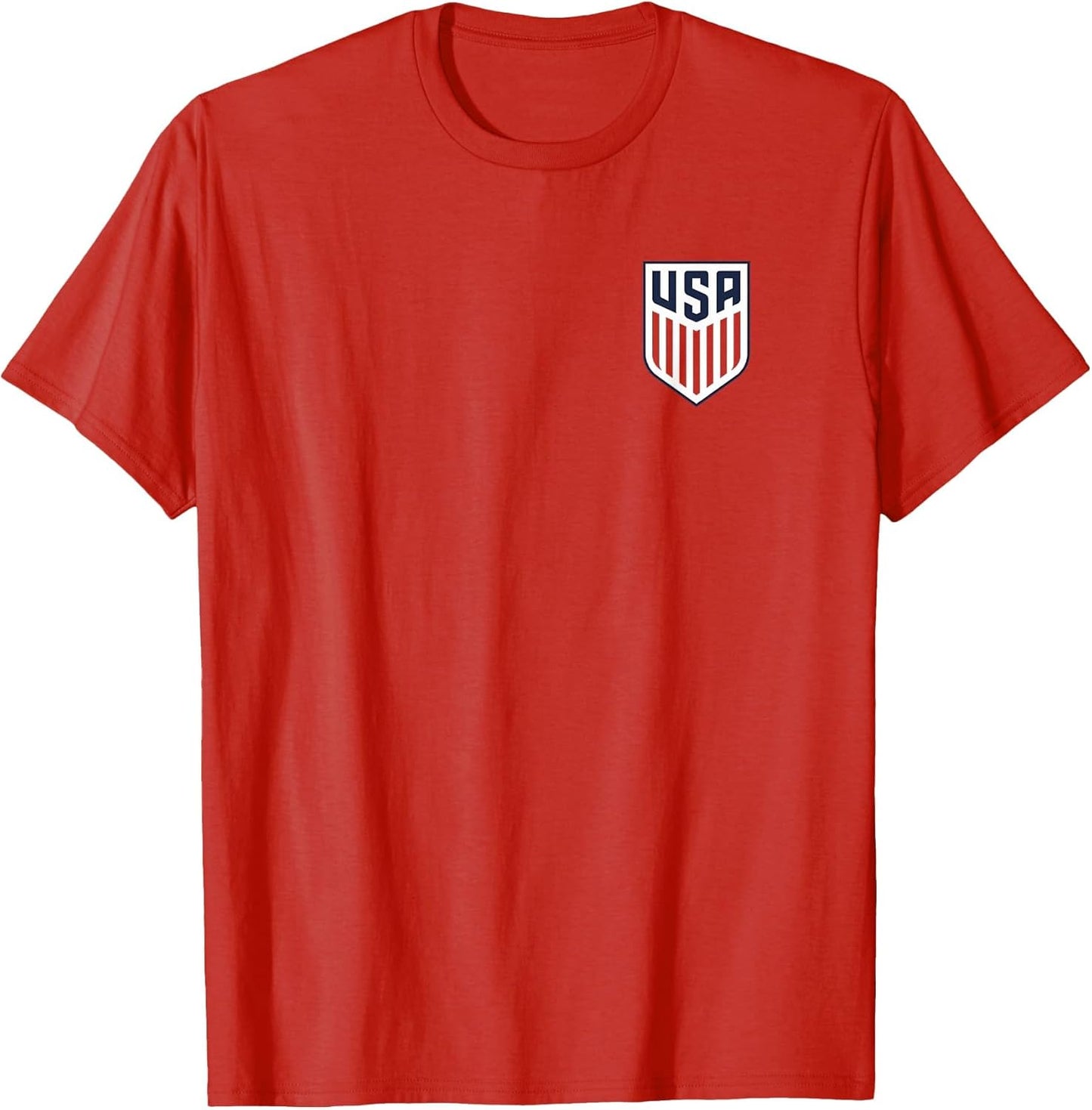 USA Soccer Front/Back Crest Red USMNT Officially Licensed