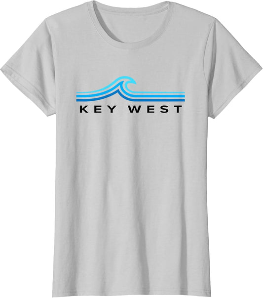 Key West Florida Waves Vintage Boys Souvenir
