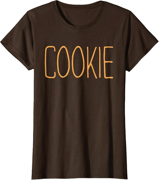 Cookie Shirt Adult Kids Men Women Chocolate Cookie Costume