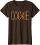 Cookie Shirt Adult Kids Men Women Chocolate Cookie Costume