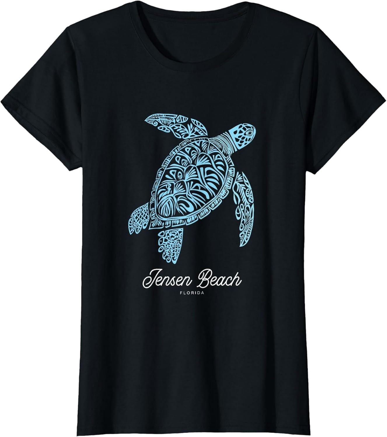 Jensen Beach FL Souvenir Florida Vintage Design Sea Turtle