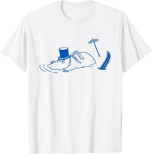 Blue Skiing Moominpappa Stuck in Snow Winter Games