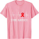 Stroke Awareness Month Heartbeat EKG Pulse Red Ribbon