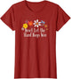 Funny Flowers Graphic Don't Let The Hard Days Win Saying