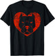 Vintage Valentines Day Graphic Novelty Pitbull Love Heart