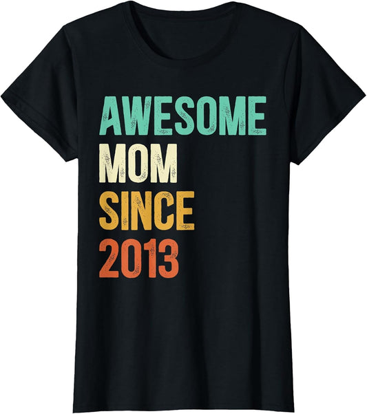 Awesome Mom Since 2013 Mother Since 2013