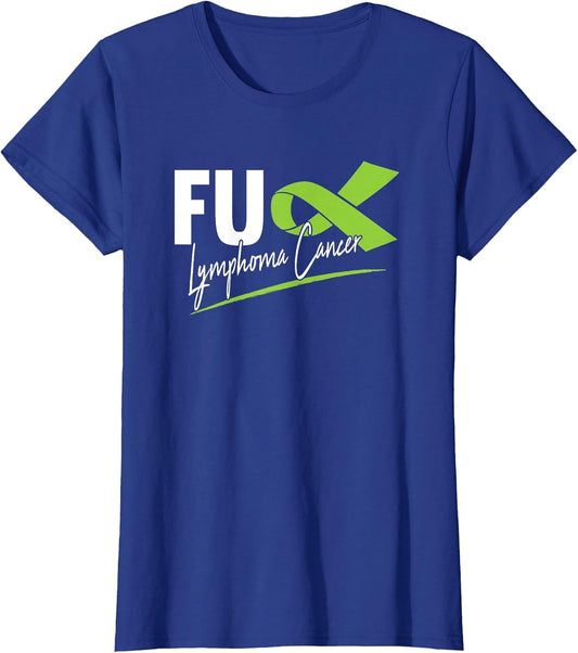 FU Lymphoma Cancer Awareness Lime Green Ribbon Survivor