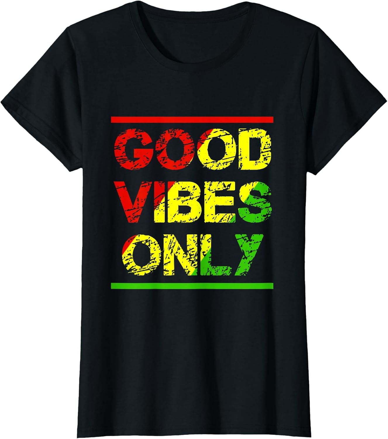 Reggae Good Vibes Only Rasta Design