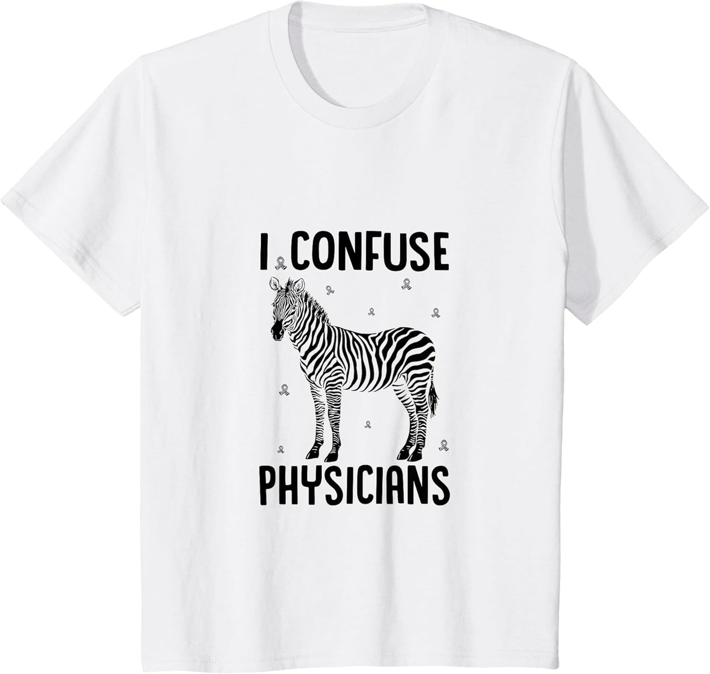 I Confuse Physicians Rare Disease Awareness Zebra Ribbon