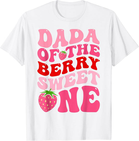 Dada of The Berry Sweet One Strawberry First Birthday