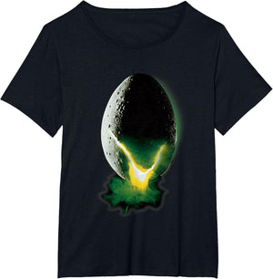 Iconic Xenomorph Egg Hatching Neon Big Chest Poster