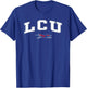 Lubbock Christian Chaparrals Arch Blue Officially Licensed