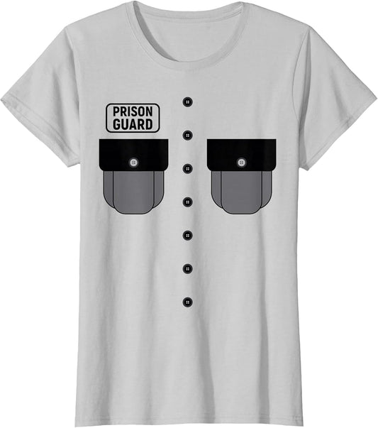 Prison Guard DIY Last Minute Halloween Party Costume