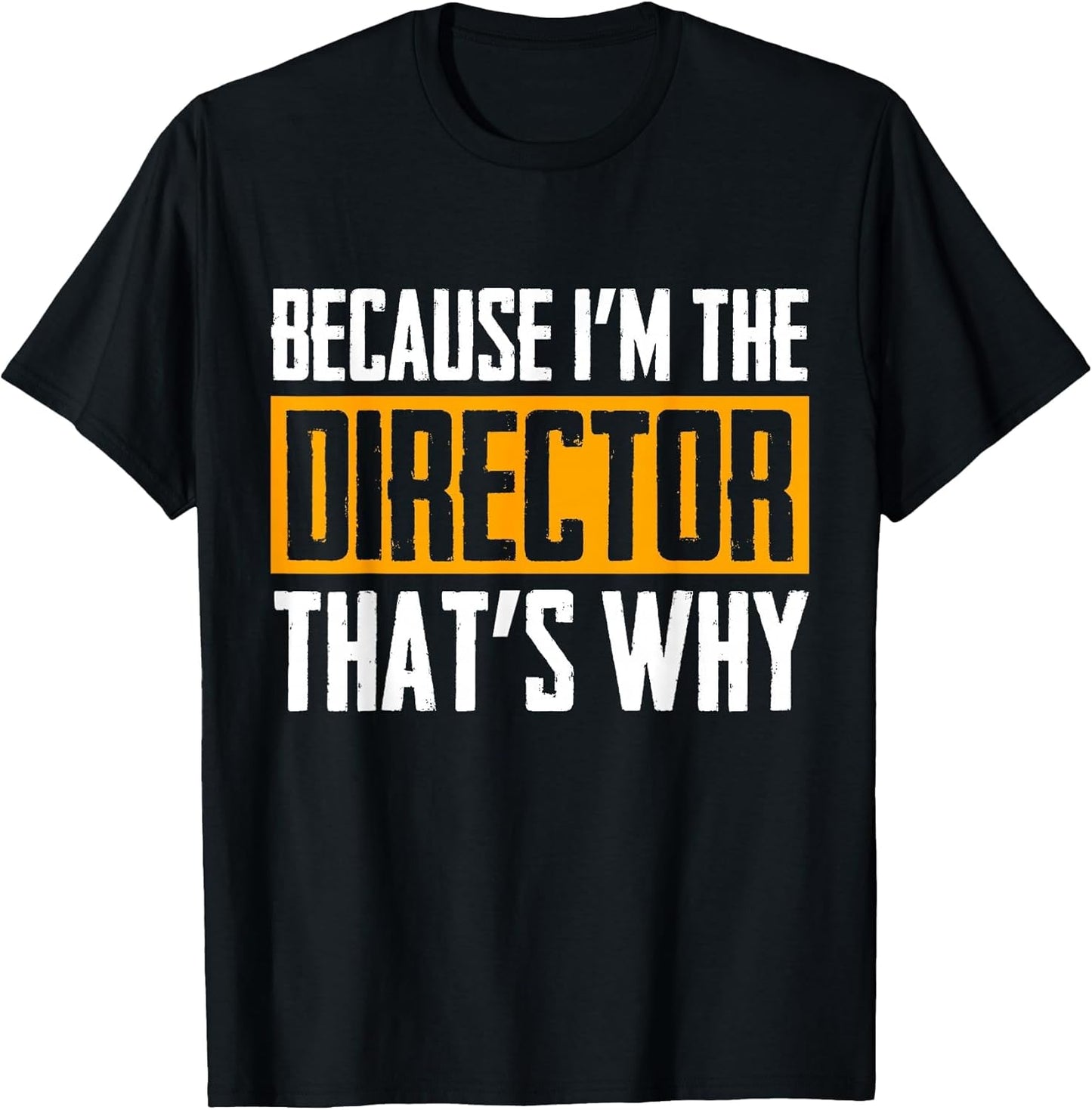 Because I'm The Director That's Why