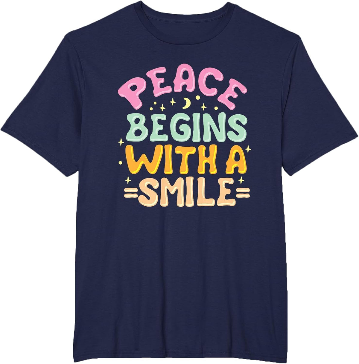 Peace Begins with a Smile Woman Children Men