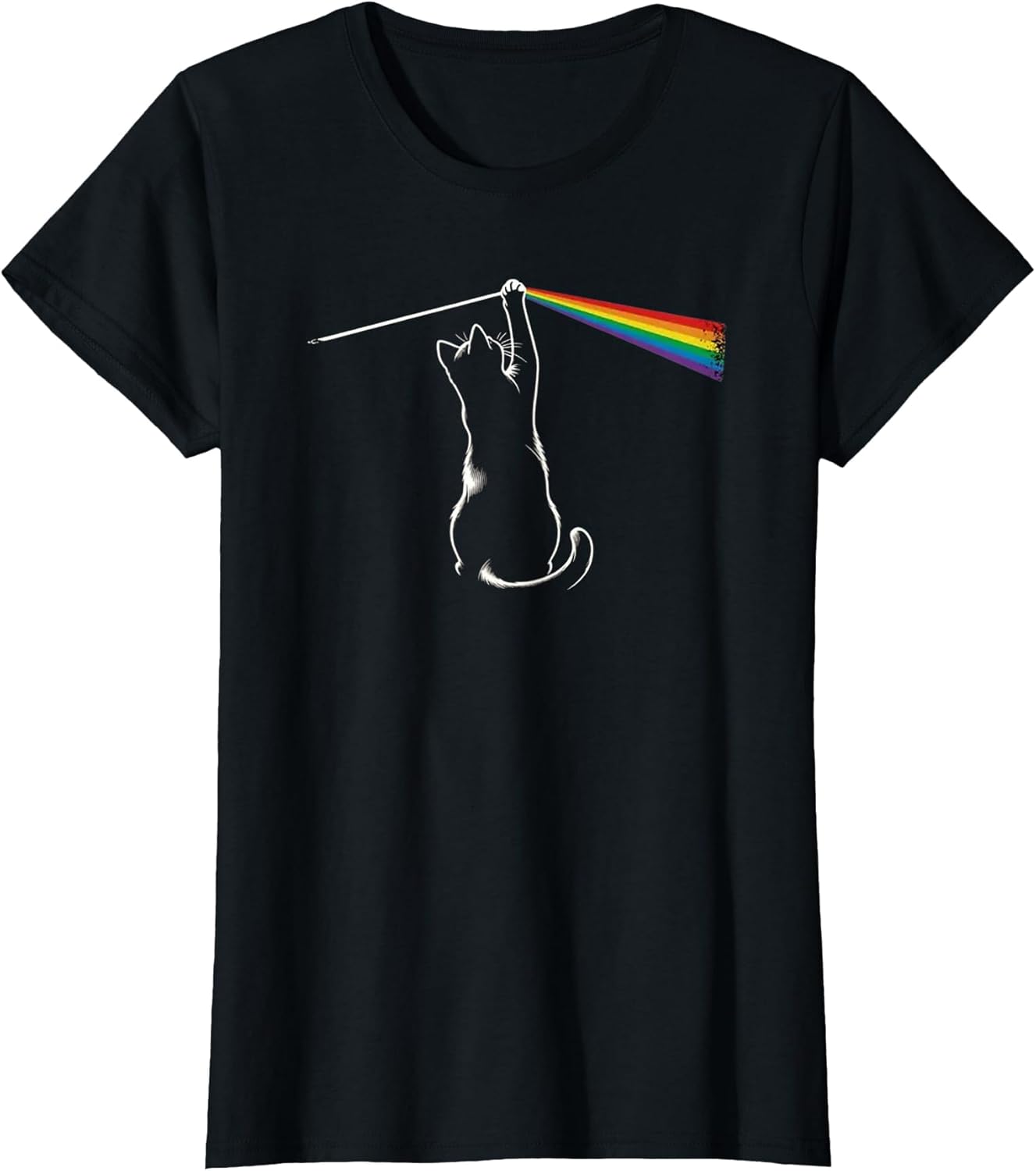 Cat Print Rainbow Prism