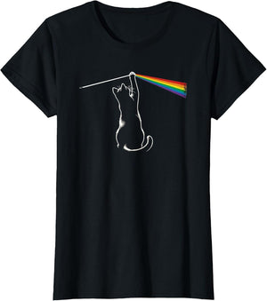 Cat Print Rainbow Prism
