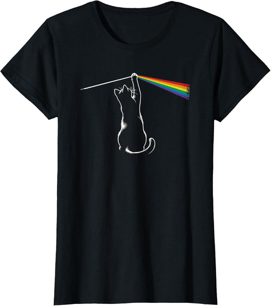 Cat Print Rainbow Prism