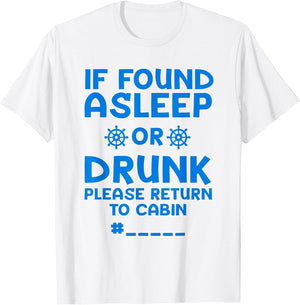 Funny Cruise Women If Lost Or Drunk Please Return to