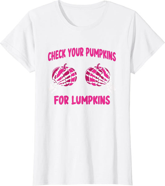 Check Your Pumpkins for Lumpkins Breast Cancer Awareness