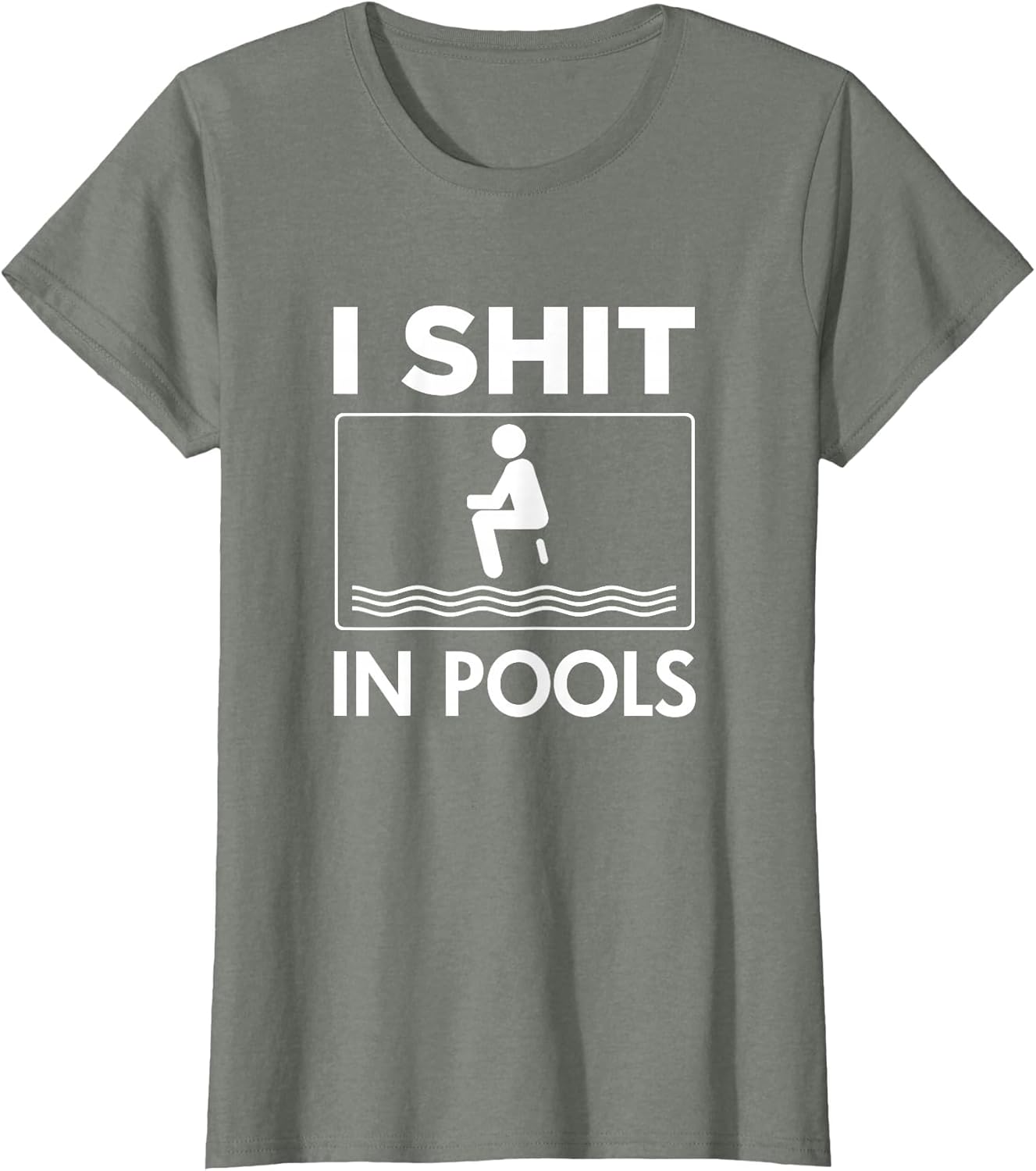 Funny I Shit in Pools Offensive Swimming Swim