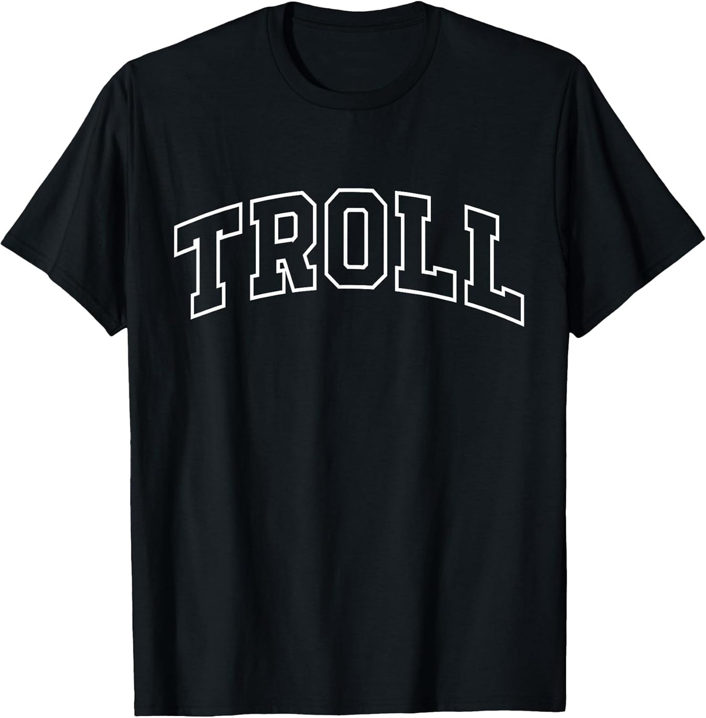 Troll Funny Athletic Lettering Costume Fantasy Fan
