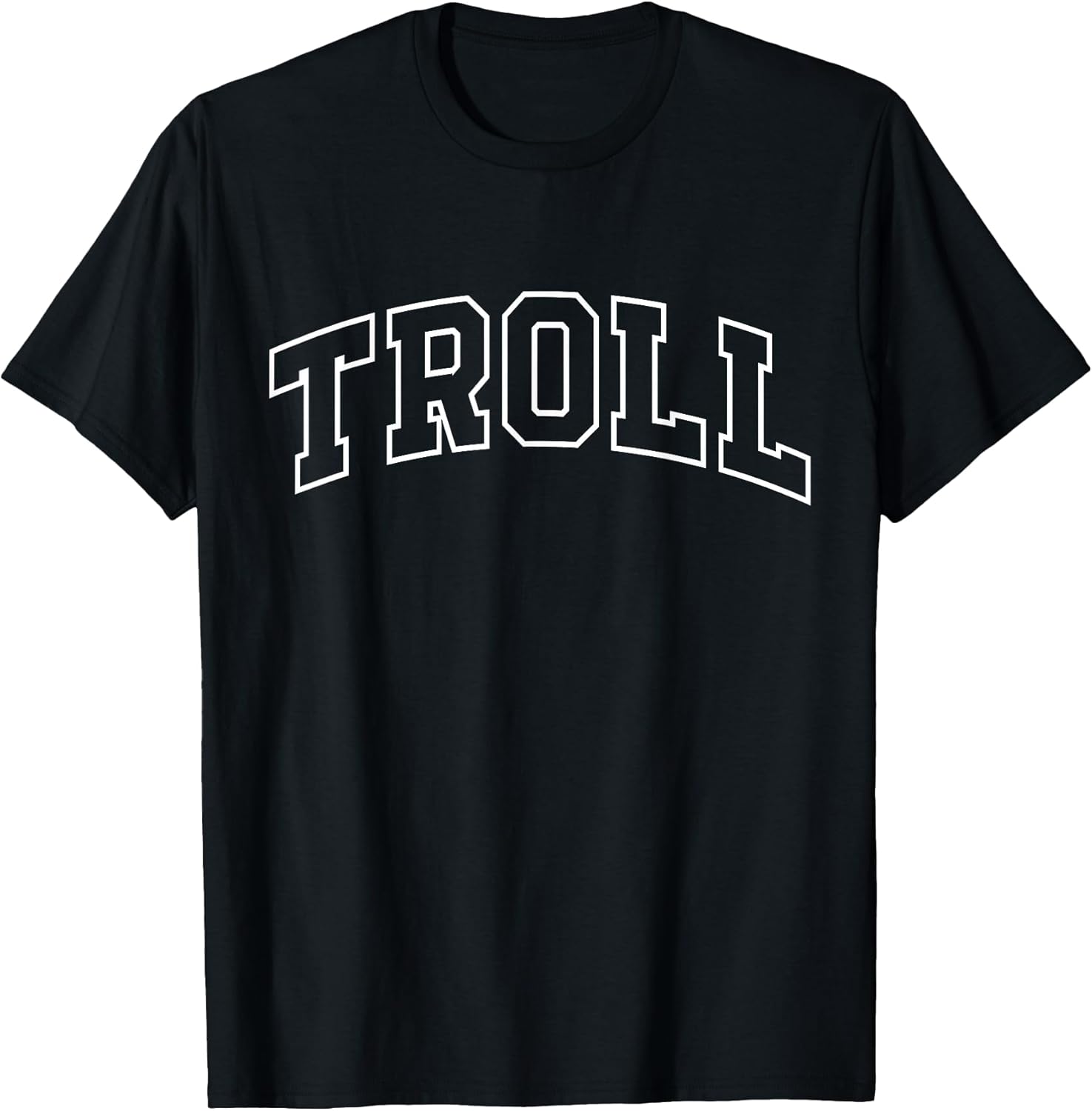 Troll Funny Athletic Lettering Costume Fantasy Fan