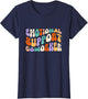 Emotional Support Coworker Groovy Retro