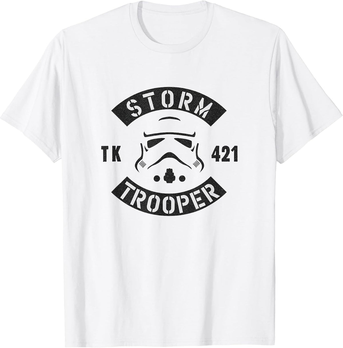 Star Wars Storm Trooper TK 421 Varsity Style Big Face Logo