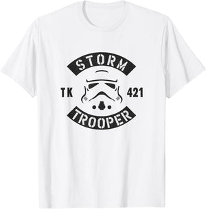 Star Wars Storm Trooper TK 421 Varsity Style Big Face Logo