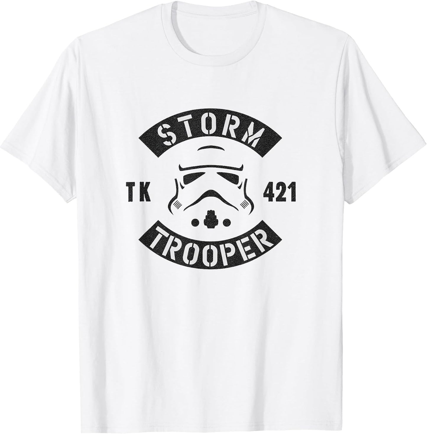 Star Wars Storm Trooper TK 421 Varsity Style Big Face Logo
