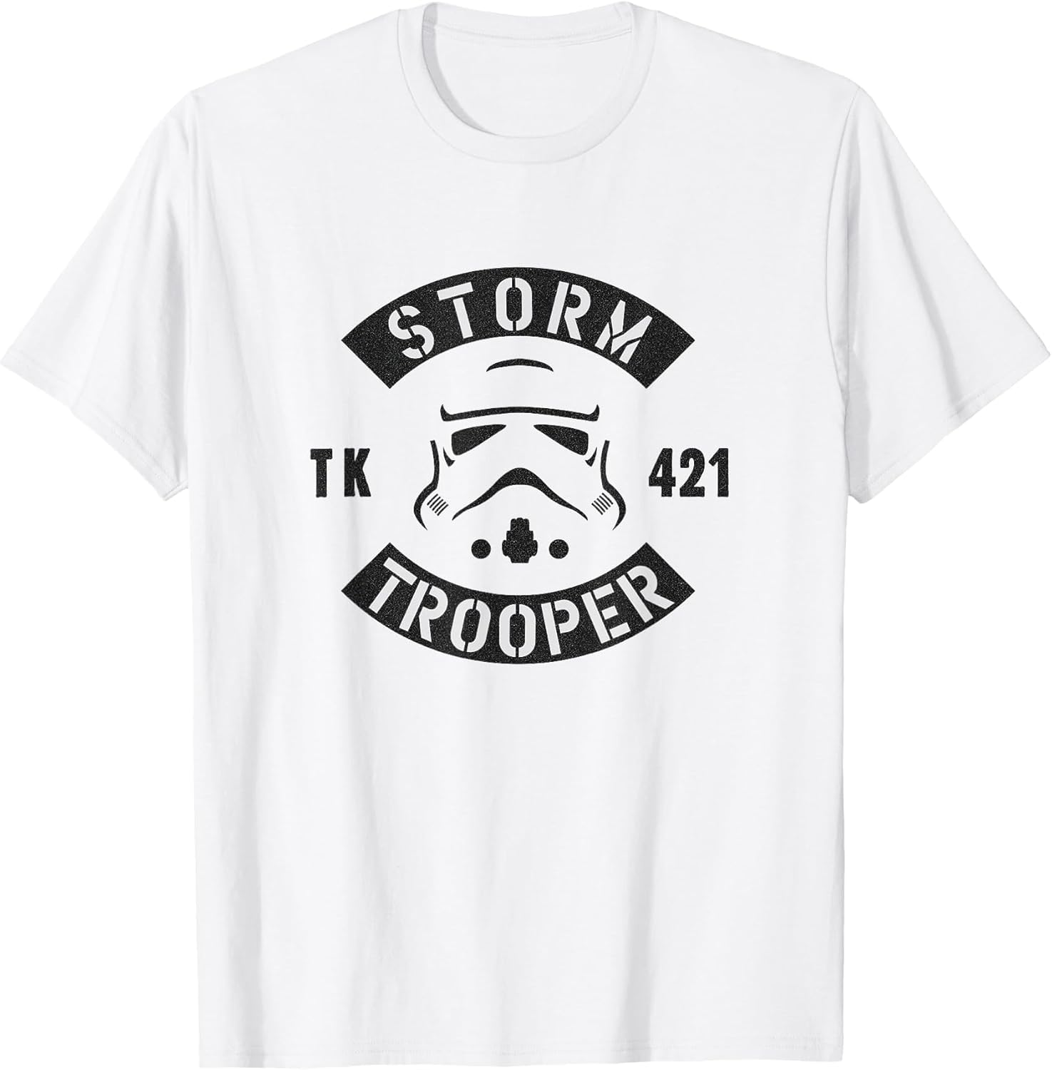Star Wars Storm Trooper TK 421 Varsity Style Big Face Logo