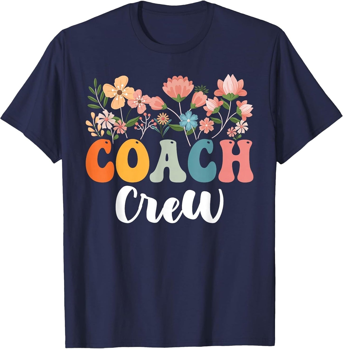 Coach Crew Team Retro Groovy Vintage First Day of School