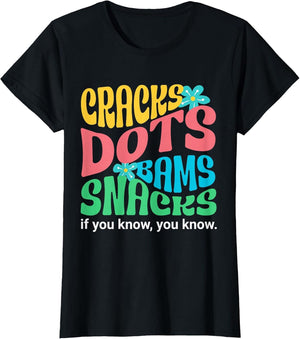 Retro Mahjong Cracks Dots Bams Snacks, Women Groovy Floral