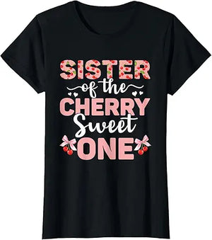 Sister of The Cherry Sweet One 1st Birthday Cherry Lover