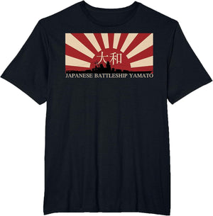 Japanese Battleship Yamato Rising Sun Flag