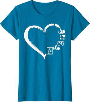 Vintage Vision Therapist Heart Funny VT Optometry Team