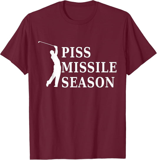 Piss Missile Season Funny Golfer Stingers Golf Gift