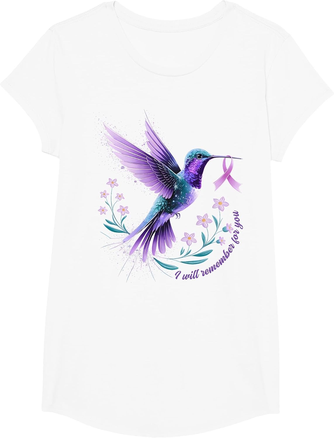 I Will Remember for You Hummingbird Alzheimer's Awareness