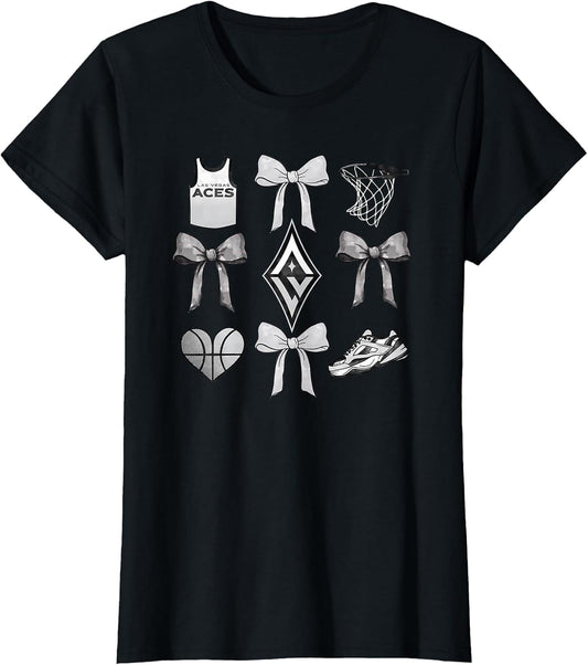 WNBA Las Vegas Aces Bow Grid