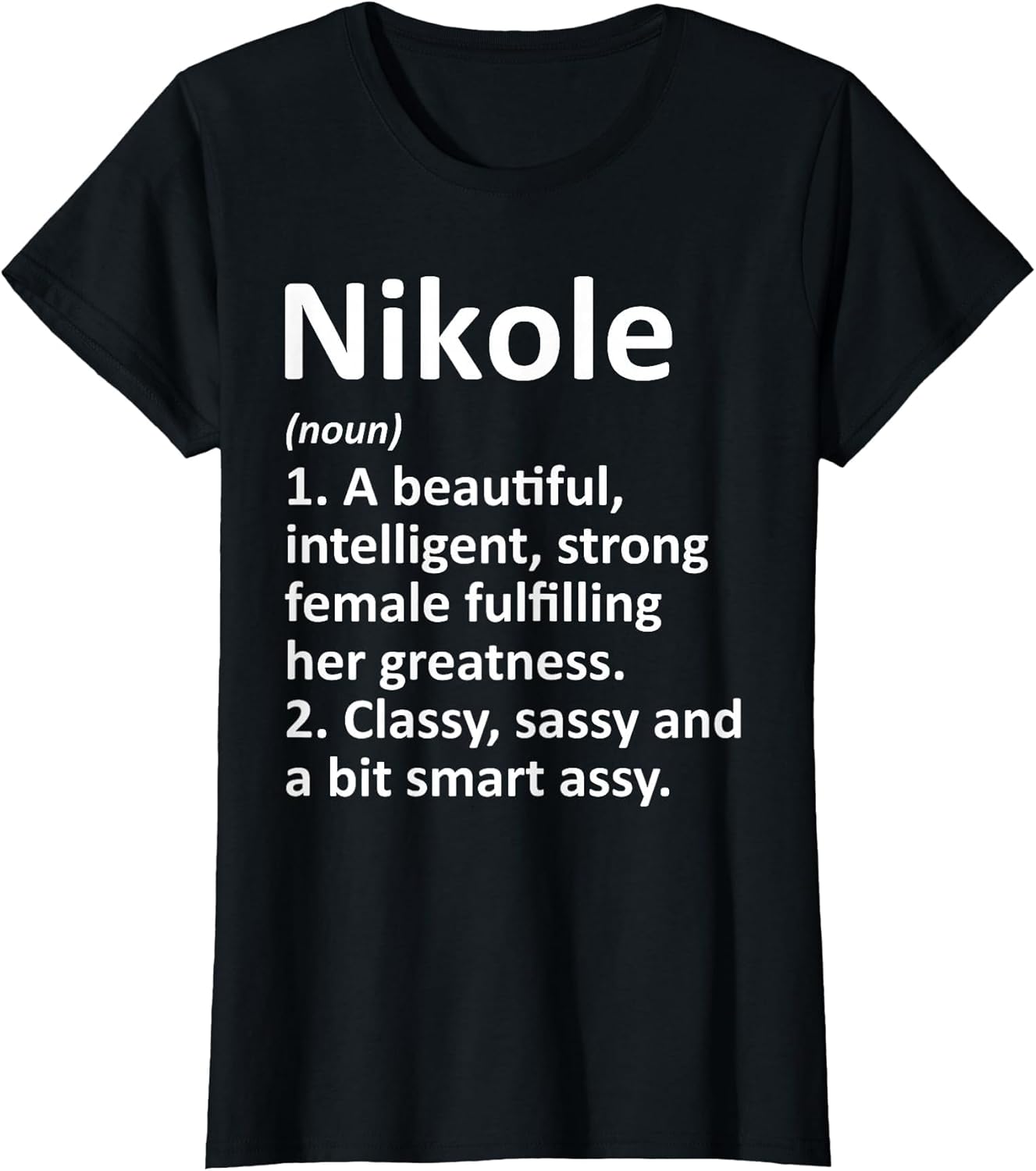Nikole Definition Personalized Name Funny