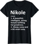 Nikole Definition Personalized Name Funny