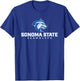 Sonoma State University Seawolves Stacked Seawolf Logo