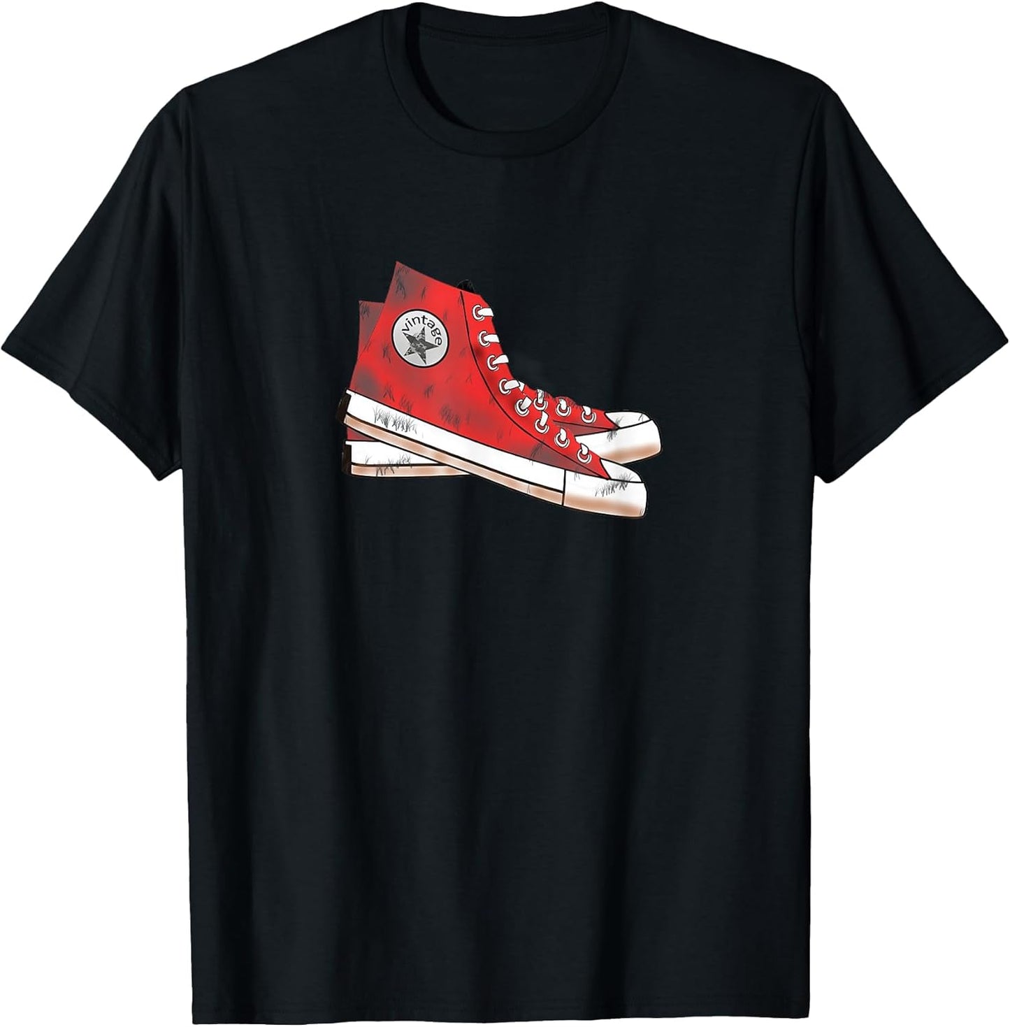Vintage T Shirt Retro Vintage Sneakers Shoes T Shirt