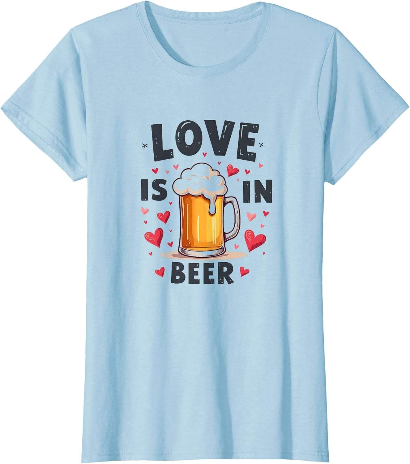 Love Is In Beer Valentine's Day Design