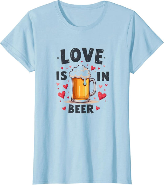 Love Is In Beer Valentine's Day Design