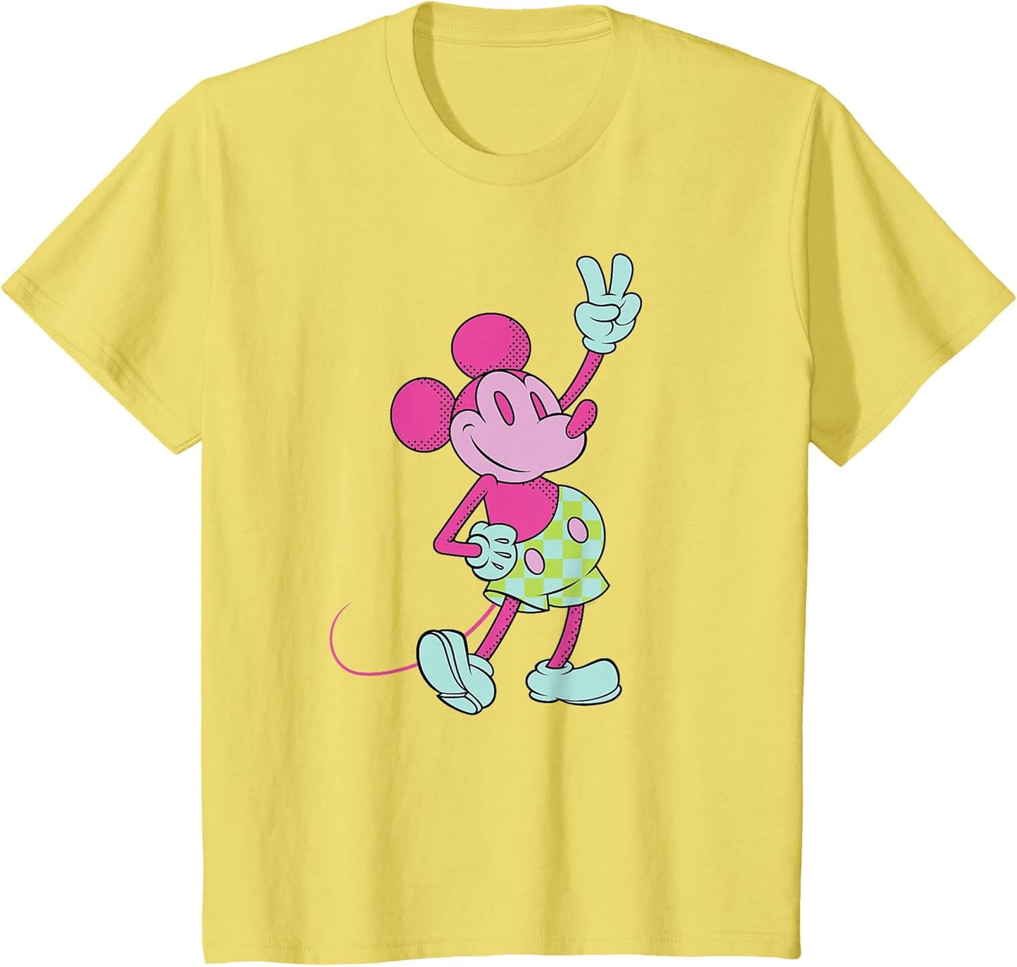Kids Disney Mickey Mouse Jaunty Pose Retro Pop Art